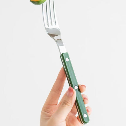 Set Of 10 Pcs French Dopamine Cutlery Flatware - Bistrot Style