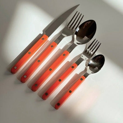 Set Of 10 Pcs French Dopamine Cutlery Flatware - Bistrot Style