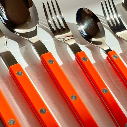 Set Of 10 Pcs French Dopamine Cutlery Flatware - Bistrot Style