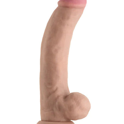 Shaft Model C Liquid Silicone Dildo With Balls 9.5 inch All Colors