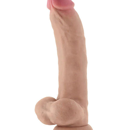 Shaft Model C Liquid Silicone Dildo With Balls 9.5 inch All Colors