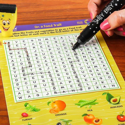 Skillmatics Brain Games - Teach Children Think And Reason Approach -