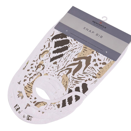 On The Savannah Bamboo Muslin Snap Bibs 3PK