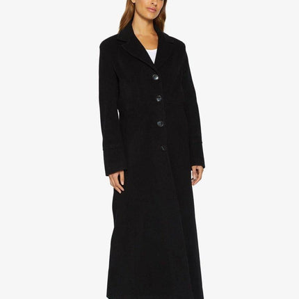 Slim Fit Wool Blend Longline Maxi Coat (1816)