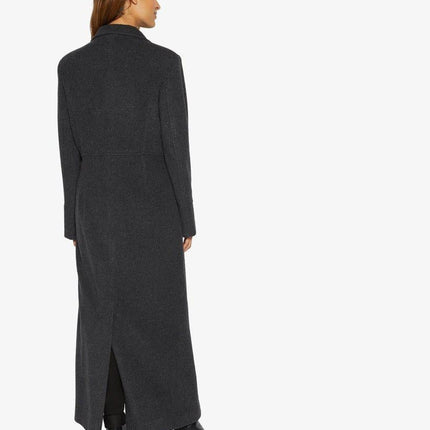 Slim Fit Wool Blend Longline Maxi Coat (1816)