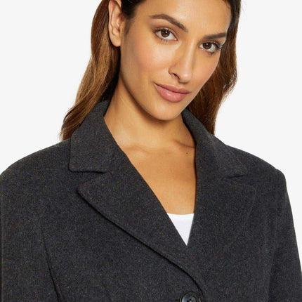 Slim Fit Wool Blend Longline Maxi Coat (1816)