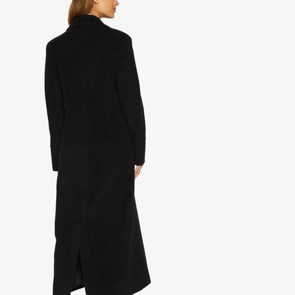 Slim Fit Wool Blend Longline Maxi Coat (1816)