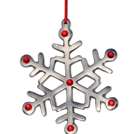 Snowflake Christmas Tree Ornament Decorations Set of 4