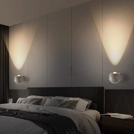 Space Age Motion Sensor Night Light: Punch-free Wall Accent Lighting,