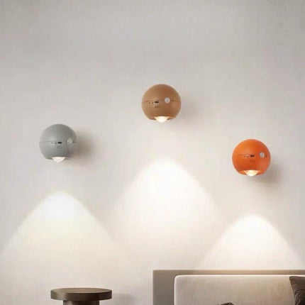 Space Age Motion Sensor Night Light: Punch-free Wall Accent Lighting,