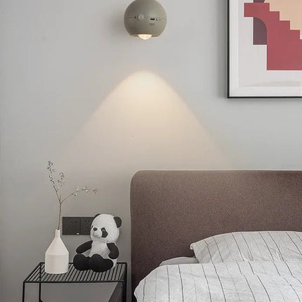 Space Age Motion Sensor Night Light: Punch-free Wall Accent Lighting,