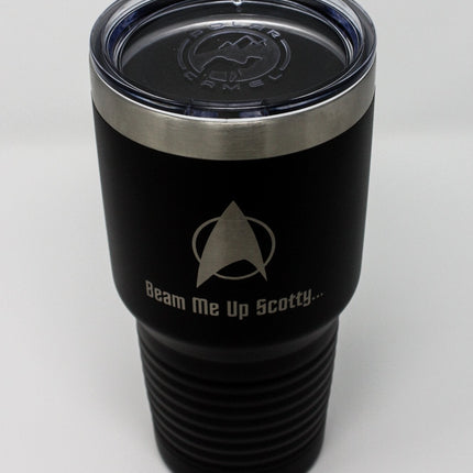 Famous Sci-Fi Quote Laser Engraved 30oz Stainless Steel Vacuum