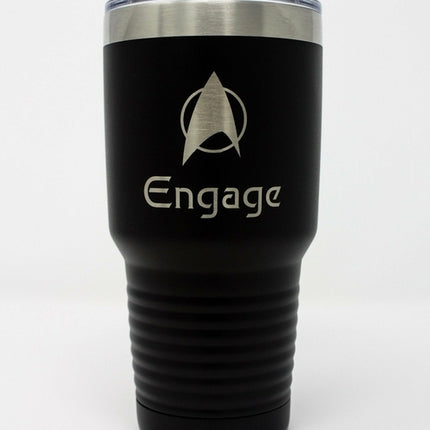 Famous Sci-Fi Quote Laser Engraved 30oz Stainless Steel Vacuum