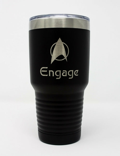 Famous Sci-Fi Quote Laser Engraved 30oz Stainless Steel Vacuum