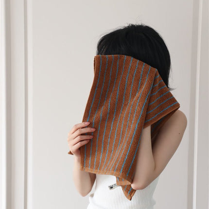 Ultra Soft Absorbent Retro Stripe Bath Towel - 100% Organic Cotton