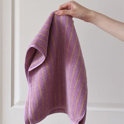 Ultra Soft Absorbent Retro Stripe Bath Towel - 100% Organic Cotton