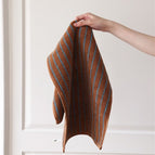 Towel - 35 * 75cm / Brown & Blue