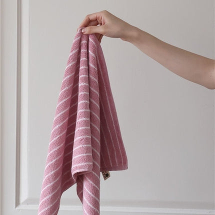 Ultra Soft Absorbent Retro Stripe Bath Towel - 100% Organic Cotton
