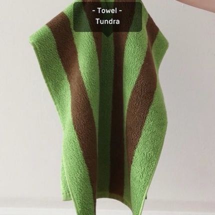 Ultra Soft Absorbent Retro Stripe Bath Towel - 100% Organic Premium