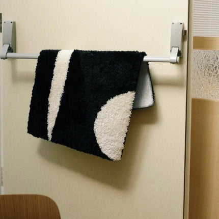 Ultra Soft Contemporary Abstract Bath Rug, Absorbent, Anti-slippery
