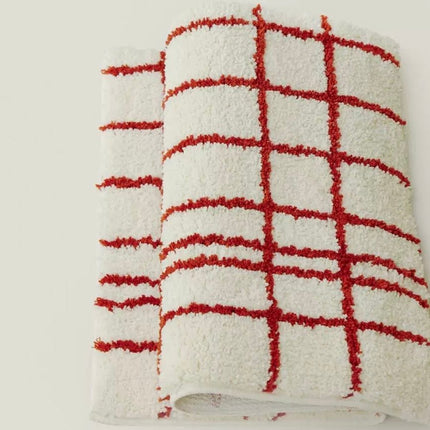 Ultra Soft Minimalist Nordic Stripe Bath Rug, Absorbent, Anti-slippery