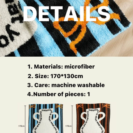Ultra Soft Whimsical Cute Stripe Vase Throw Blanket - Warm Thick