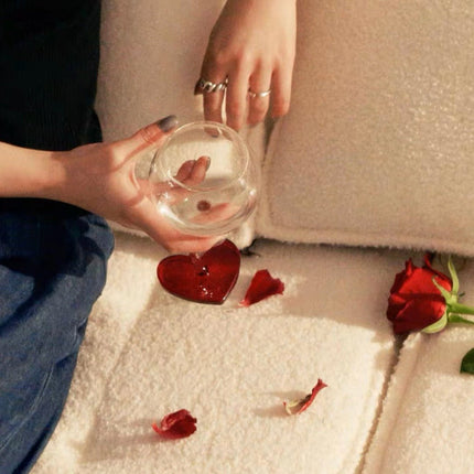 Valentine's Gift Box: Retro Wavy Goblet Set of 4 Pcs - Gifts for