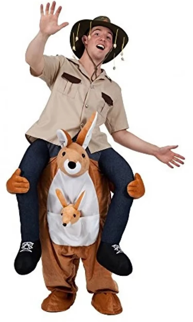Novelty Ride On Me Mascot Costumes Carry Back Funny Animal Pants Fancy Dress Up Oktoberfest Adult Halloween Cosplay Costumes
