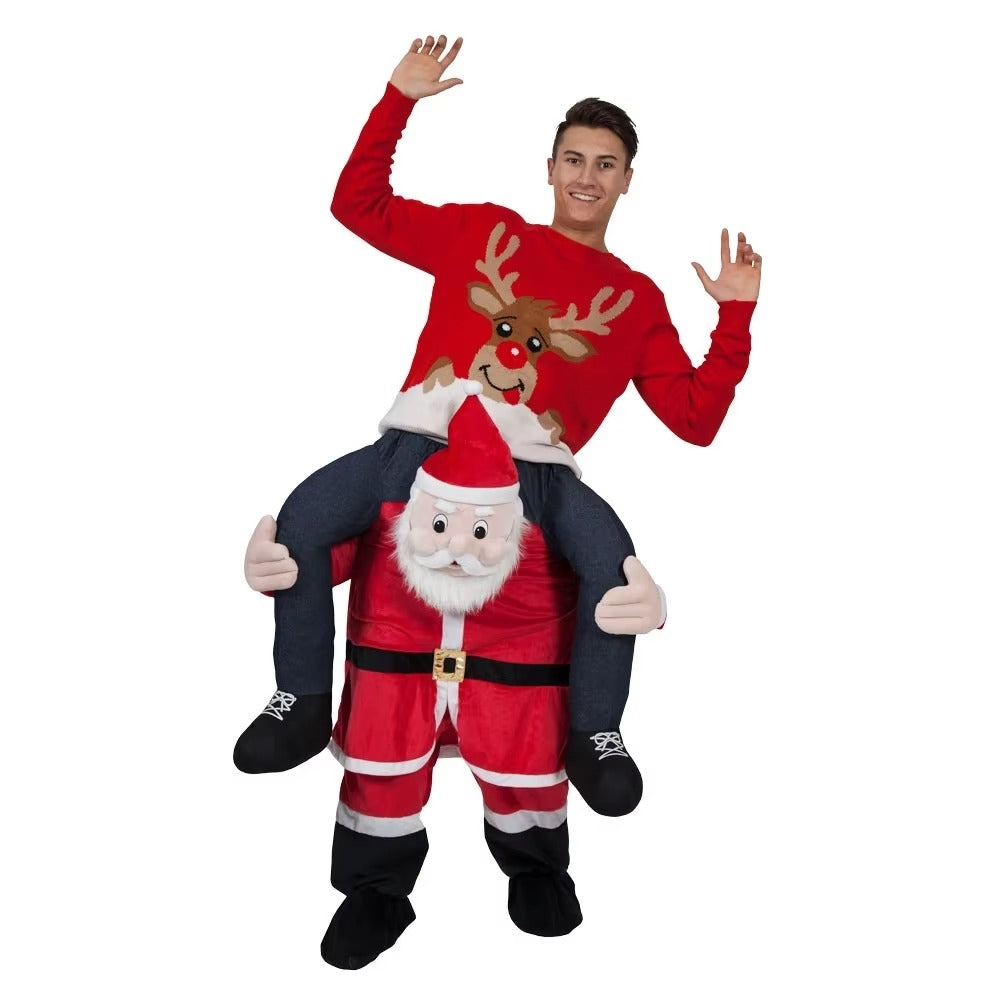 Novelty Ride On Me Mascot Costumes Carry Back Funny Animal Pants Fancy Dress Up Oktoberfest Adult Halloween Cosplay Costumes