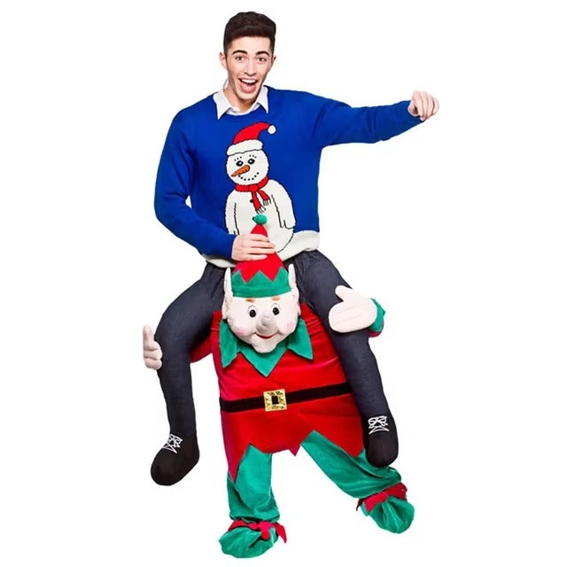 Novelty Ride On Me Mascot Costumes Carry Back Funny Animal Pants Fancy Dress Up Oktoberfest Adult Halloween Cosplay Costumes
