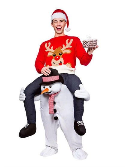 Novelty Ride On Me Mascot Costumes Carry Back Funny Animal Pants Fancy Dress Up Oktoberfest Adult Halloween Cosplay Costumes