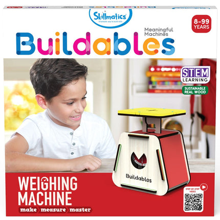 Skillmatics Buildables Weighing Machine - Kids Build Meaningful STEM