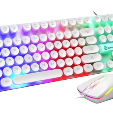 Ninja Dragons Z9i USB Wired Light Up Gaming Keyboard and Mouse Set