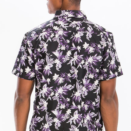 Print Button Down Shirt