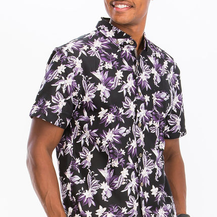 Print Button Down Shirt