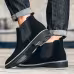 Men's Martin Boots Middle Cut Men's Trendy Korean Style Autumn and Winter Frosted Men's Martin Boots Middle Cut Men's Trendy Korean Style Autumn and Winter Frosted