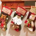 Christmas Stocking Socks Snowman Santa Elk Xmas Fireplace Xmas Tree Ornaments New Year Candy Bag Gift Christmas Decor