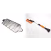Car Cleaning Brush Ice Scraper Detachable Snow Shovel Brush Dust Remove Brush Auto Windshield Extendable Snow Brush Foam Handle