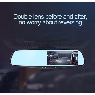 3.5 Inch Rearview Mirror Car Driving Recorder High List Lens 3.5 Inch Rearview Mirror Car Driving Recorder High List Lens