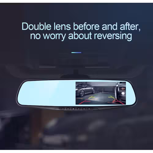 3.5 Inch Rearview Mirror Car Driving Recorder High List Lens