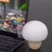 Silicone LED Night Lamp Brightness Adjustable Mushroom Pat Switch Wooden Base Timing LED Night Light For Children's Gift