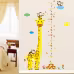 Cartoon Height Wall Stickers for Kids Rooms Giraffe Monkey Height Chart Ruler Decals Nursery Home Decor Cartoon Height Wall Stickers for Kids Rooms Giraffe Monkey Height Chart Ruler Decals Nursery Home Decor