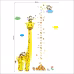 Cartoon Height Wall Stickers for Kids Rooms Giraffe Monkey Height Chart Ruler Decals Nursery Home Decor Cartoon Height Wall Stickers for Kids Rooms Giraffe Monkey Height Chart Ruler Decals Nursery Home Decor