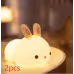 New Year'S Gift Rabbit Silicone Lamp Pat Feeding Creative Night Light Children'S Toys New Year'S Gift Rabbit Silicone Lamp Pat Feeding Creative Night Light Children'S Toys