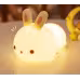 New Year'S Gift Rabbit Silicone Lamp Pat Feeding Creative Night Light Children'S Toys