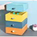 Desktop Storage Box Office Accessories Makeup, Plastic Storage Container Bathroom Storage Stackable Organizer Drawer Desktop Storage Box Office Accessories Makeup, Plastic Storage Container Bathroom Storage Stackable Organizer Drawer