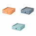 Desktop Storage Box Office Accessories Makeup, Plastic Storage Container Bathroom Storage Stackable Organizer Drawer