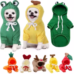 Cute Fruit Dog Clothes For Small Dogs Hoodies Winter Warm Fleece Pet Clothing Puppy Cat Costume Coat For French Chihuahua Outfit Cute Fruit Dog Clothes For Small Dogs Hoodies Winter Warm Fleece Pet Clothing Puppy Cat Costume Coat For French Chihuahua Outfit