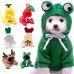 Cute Fruit Dog Clothes For Small Dogs Hoodies Winter Warm Fleece Pet Clothing Puppy Cat Costume Coat For French Chihuahua Outfit Cute Fruit Dog Clothes For Small Dogs Hoodies Winter Warm Fleece Pet Clothing Puppy Cat Costume Coat For French Chihuahua Outfit
