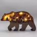 Christmas Decoration Wooden Animal Carving Handcraft Gift Wall Hanging Sculpture 3D Bear Deer Elk Art Decor New Year Ornaments Christmas Decoration Wooden Animal Carving Handcraft Gift Wall Hanging Sculpture 3D Bear Deer Elk Art Decor New Year Ornaments